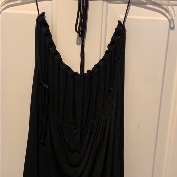 Metal fringe embellished halter top by La Rok - Picture 6 of 6